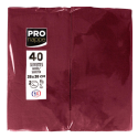 Pack of 40 Micro-Embossed 1/8 Wadded Napkings, 38x38cm./ Pc.
