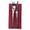 40 Pap. servet gevou-wen 1/8 38x38 Bdx/ St.