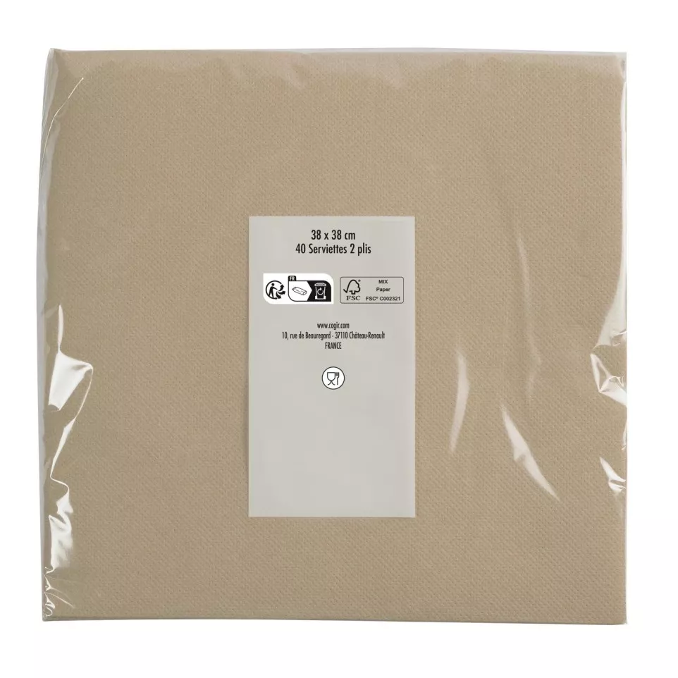 40 Micro-Embossed Wadding Napkins...