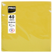 Paquet de 40 serviettes micro-gaufrées ouate 2 plis - 38x38 cm/ Pce