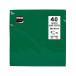 40 Pap. servet micro- reliëf 38x38 Groen/ St.