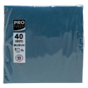 Paquet de 40 serviettes micro-gaufrées ouate 2 plis - 38x38 cm/ Pce