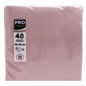 Paquet de 40 serviettes micro-gaufrées ouate 2 plis - 38x38 cm/ Pce