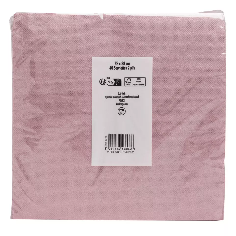 40 Micro-Embossed Wadding Napkins...