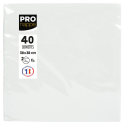 40 Micro-Embossed Wadding Napkins 38x38/ Pc.