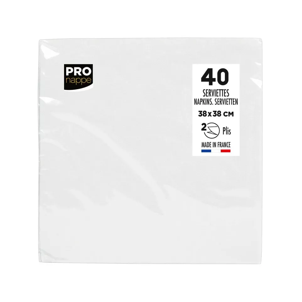Paquet de 40 serviettes...