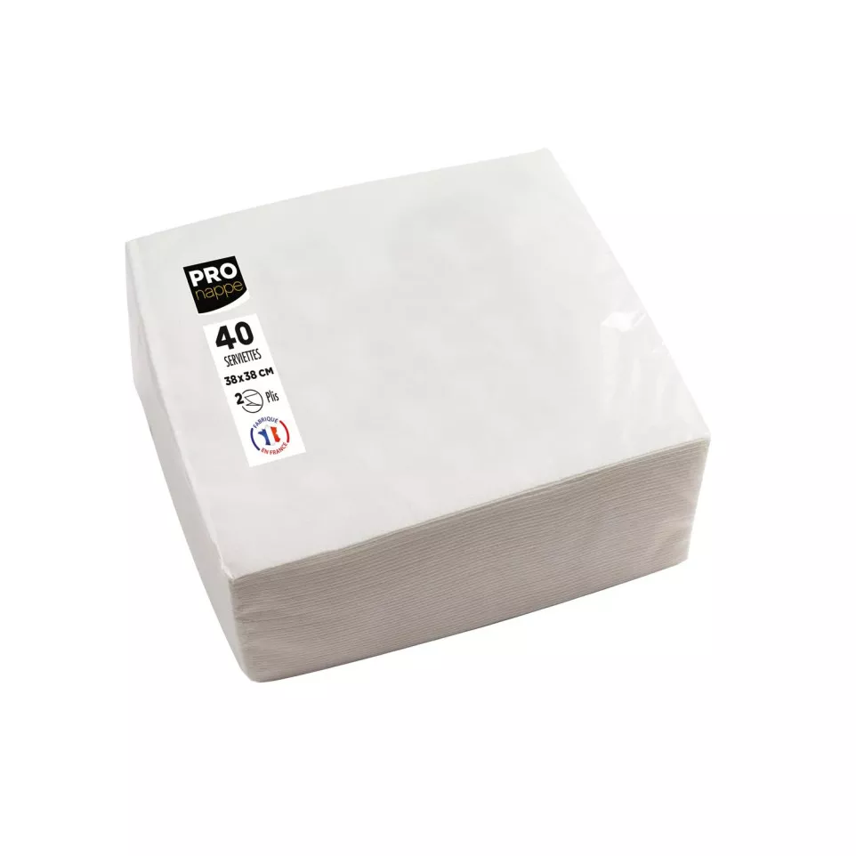 40 Micro-Embossed Wadding Napkins...