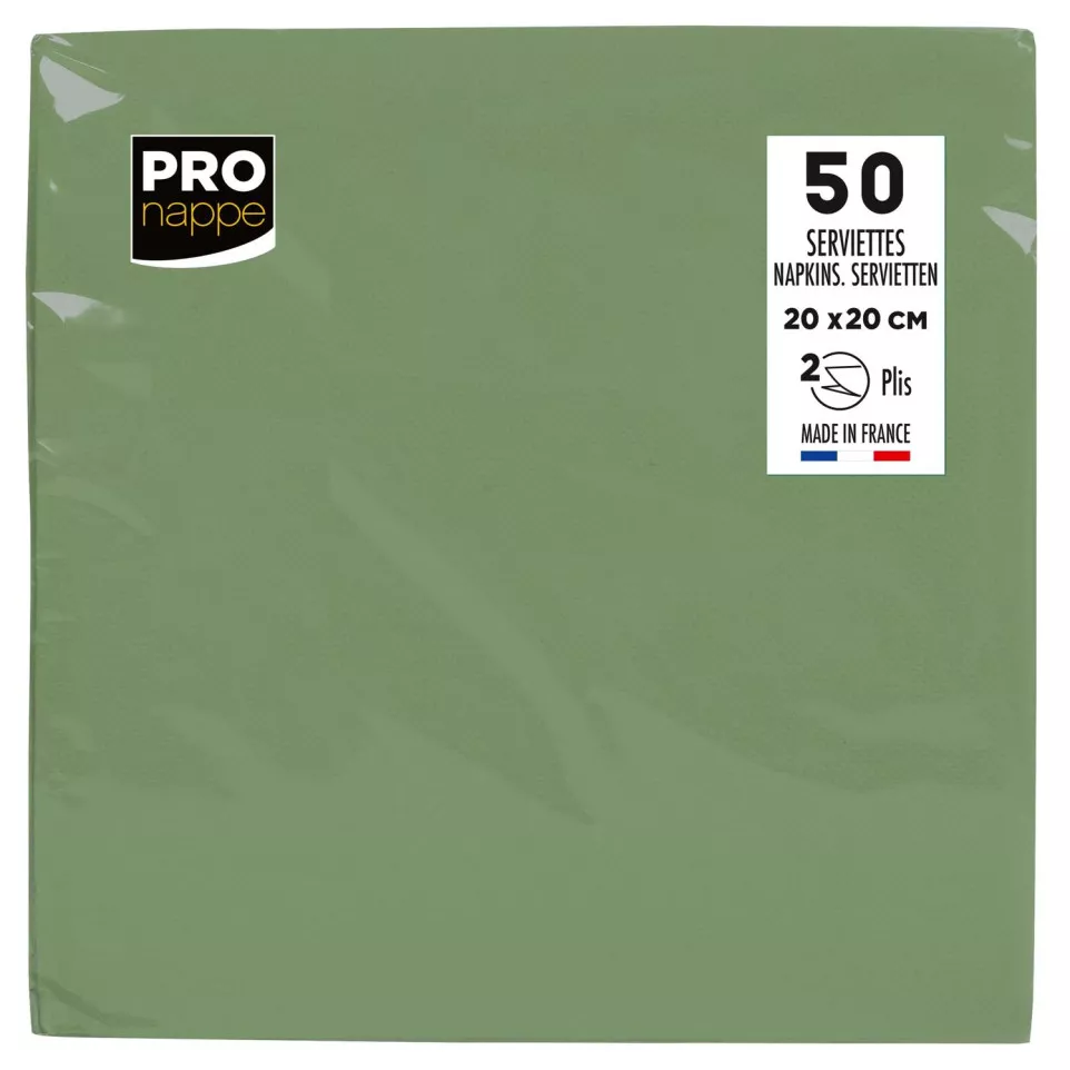 Paquet de 50 serviettes cocktail...