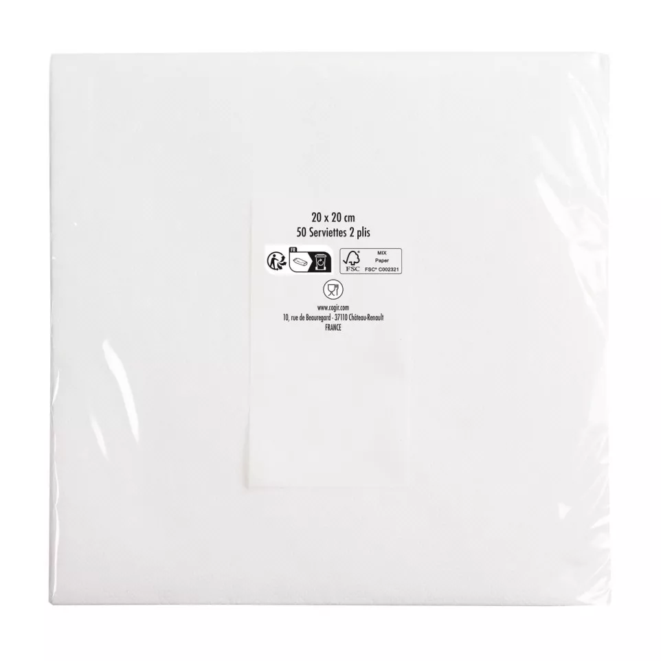 50 Micro-Embossed Wadding Napkins...