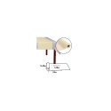 Tête-à-tête en rouleau non tissés Airlaid - 24x0,40m/ Pce