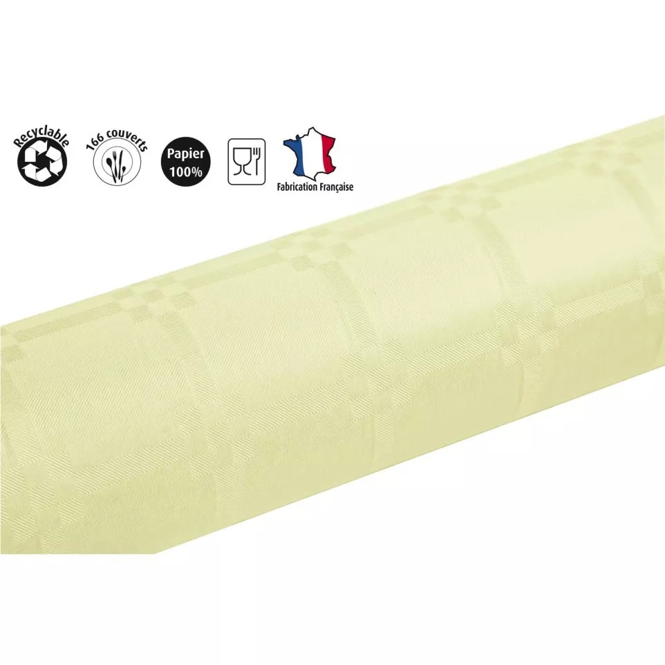 Nappe en rouleau papier damassé -...