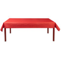 Damast tafelkleed rol 1,18x50m Rood-/ St.