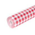 Damast tafelkleed ro-l 1,18x25m Vichy/ St.