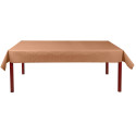 Damast tafelkleed ro-l 1,18x6m Roségoud/ St.