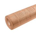 Damast tafelkleed ro-l 1,18x6m Roségoud/ St.