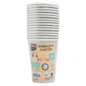 15 Gobelets en carton, 20 cl/ Pce