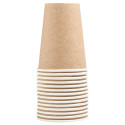 15 Bekers, karton 20cl Kraft-/ St.