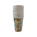 15 Gobelets en carton, 20 cl/ Pce