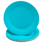20 round cardboard plates,...