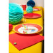 20 Borden, rond karton Ø 23 cm Rood-/ St.