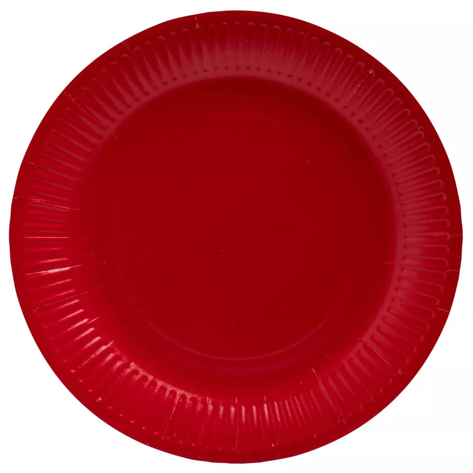 20 Assiettes en carton rondes, 23 cm/...