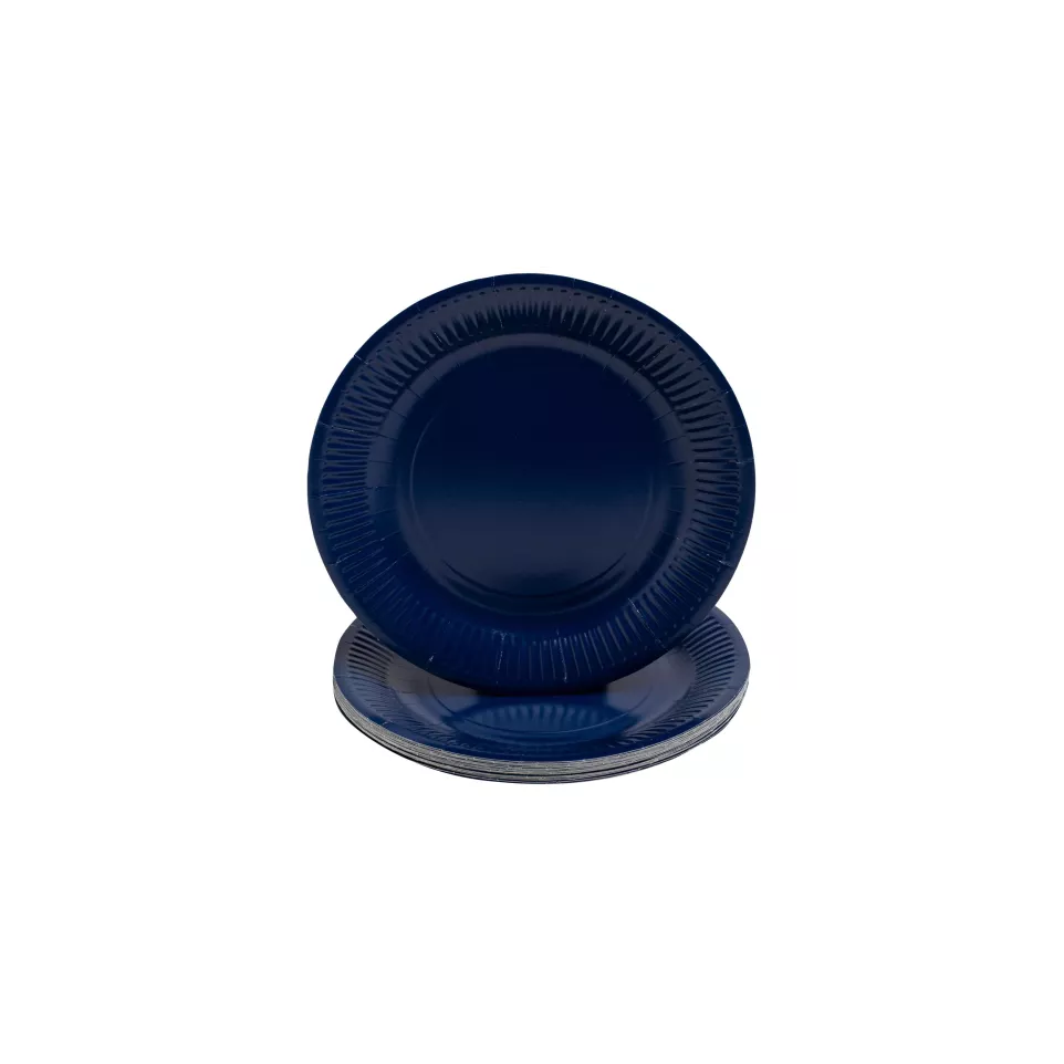 20 Assiettes en carton rondes, 23 cm/...