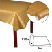 Damast tafelkleed rol 1,18x6m Goud-/ St.