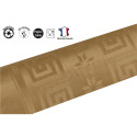 Damast tafelkleed rol 1,18x6m Goud-/ St.
