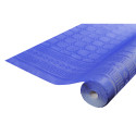 Damast tafelkleed ro-l 1,18x6m Navy blauw/ St.