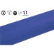 Damast tafelkleed ro-l 1,18x6m Navy blauw/ St.