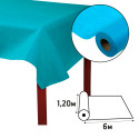 Spunbond tafelkleed-rol 1,20x6m Turkoois/ St.