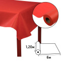 Spunbond tafelkleed-rol 1,20x6m Rood/ St.