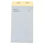 Meal Card Pad 79x150 50 sheets. Tripled/ Pc.