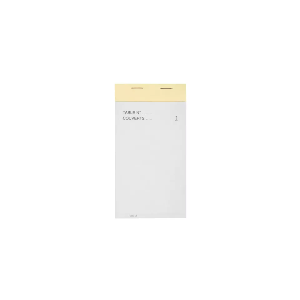 Meal Card Pad 79x150 pad, 50 sheets....