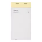 Meal Card Pad 79x150 pad, 50 sheets. Duplicate Book/ Pc.