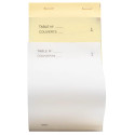 Meal Card Pad 79x150 pad, 50 sheets. Duplicate Book/ Pc.