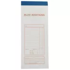 Addition Pad 90x225 50 sheets. Duplicate without numbering./ Pc.
