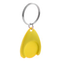 Nelly yellow  trolley coin keyring 