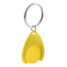 Nelly yellow  trolley coin keyring 