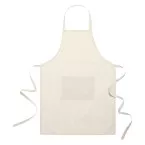 Cuoco beige  cotton apron 