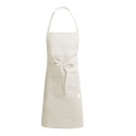 Cuoco beige  cotton apron 