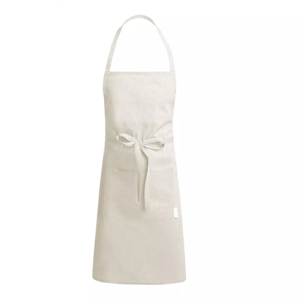 Cuoco beige  tablier en coton 