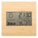 Boocast natural  bamboo weather station 