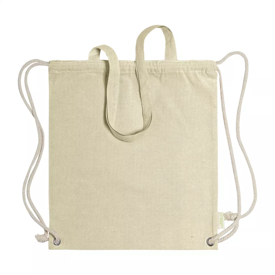 Holbery beige  drawstring bag 