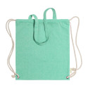 Holbery green  drawstring bag 
