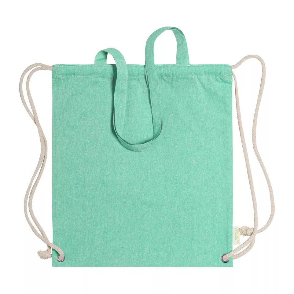 Holbery green  drawstring bag 