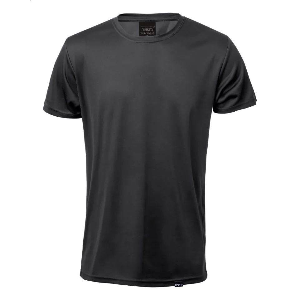 Velocity black  RPET sport T-shirt XS