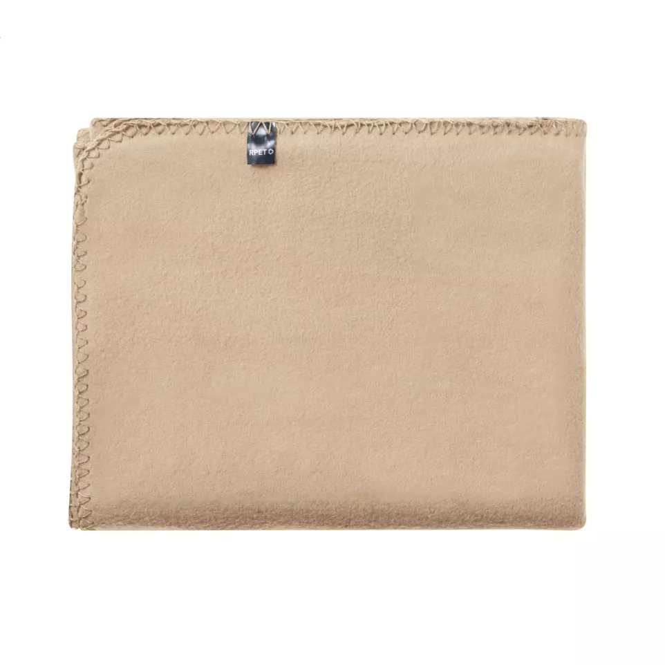 Nanda beige  couverture polaire en rpet 