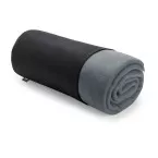 Nanda gris cendré  couverture polaire en rpet 