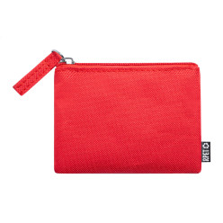 Dirham red  RPET purse 